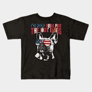 French Bulldog Shirt Funny 4th of July Pup Tee Kids T-Shirt